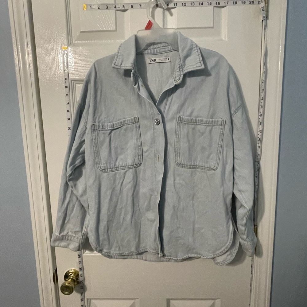 Zara Light Blue Denim Jacket